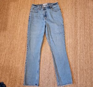 Abercrombie & Fitch Light Blue Straight Leg Jeans Size 28